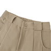 Premium Plain Pleated Seam Drape Wide Fit Stretch Pants