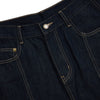 Patchwork Wide-Leg Cropped Denim Jeans