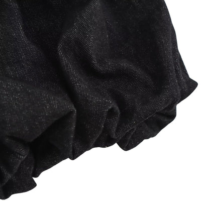 Black Sleeveless High-Neck Ruffled Mini Dress