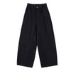 Relaxed Pleated Wide Leg Trousers