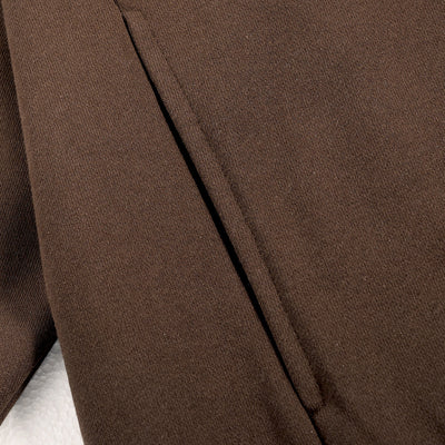 Minimalist Stand Collar Zip Up Sweatshirt