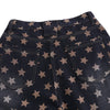 Vintage Star Print Loose Wide-Leg Denim Pants