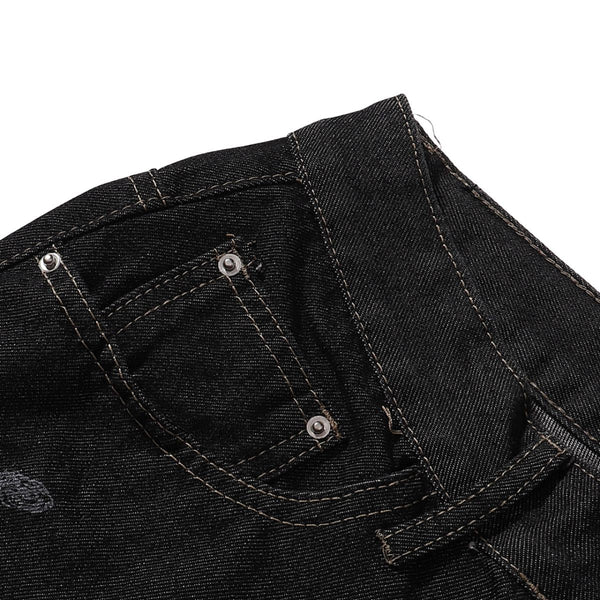 Vintage Black Straight Leg Jeans