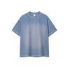 Vintage Waffle Knit Contrast Stitch Oversized T-Shirt