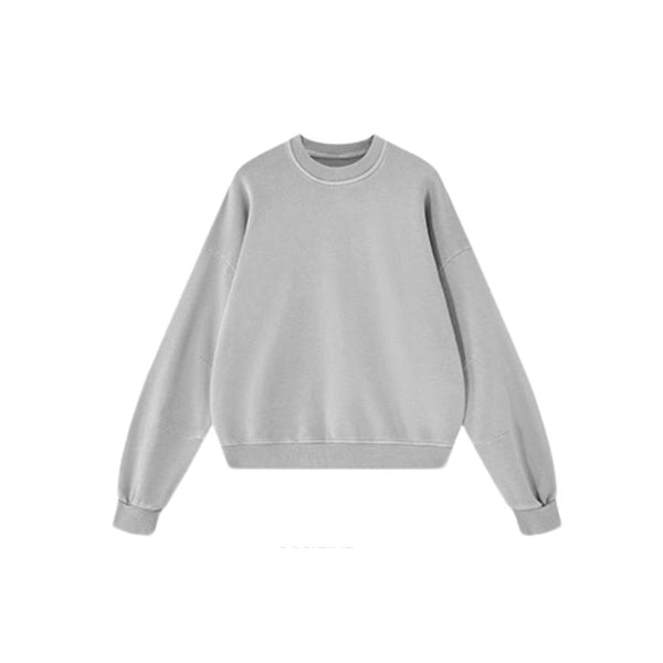 Vintage Washed Terry Crewneck Streetwear Sweatshirt