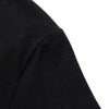 Women's Black Slim-Fit Stretch Crew Neck Short  Sleeve Tee