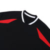 Colorblock V Neck Cotton Tee 250G