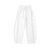 Colorblock Seam Detail Curved Leg Pants