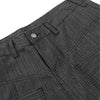 Minimalist Pinstripe Wide-Leg Utility Trousers