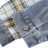 Vintage Distressed Patchwork Denim Jacket