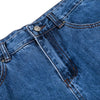 Vintage Blue Wide Leg Washed Denim Jeans