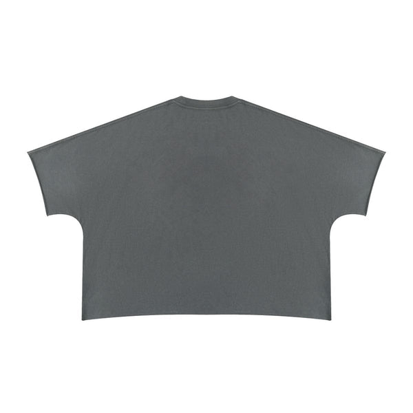 Washed Boxy Cropped Raglan Tee