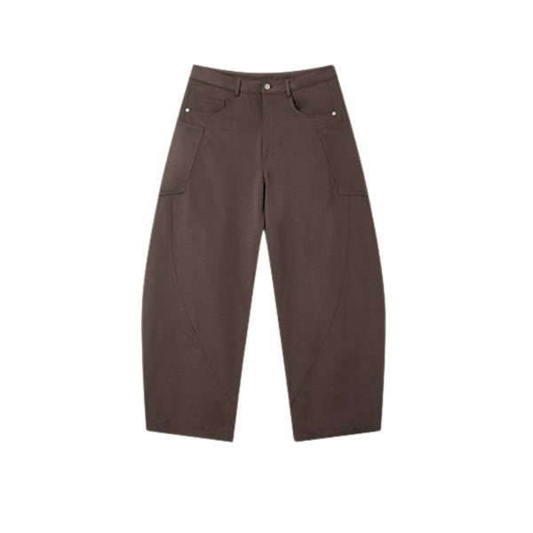 Solid Multi-Pocket Relaxed Workwear Cargo Pants
