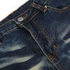 Vintage Distressed Slim Flare Jeans