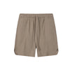 Premium Waffle Knit Side-Slit Shorts