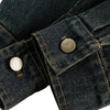 Unisex Retro Washed Vintage Denim Jacket
