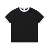 Crew Neck Boxy Fit Ringer Tee 220gsm