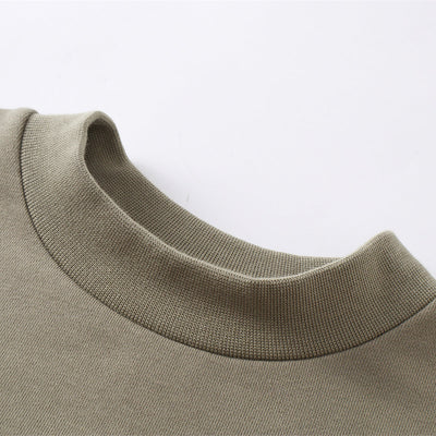 Brushed Fleece Soft Crewneck Pullover Sweatshirt