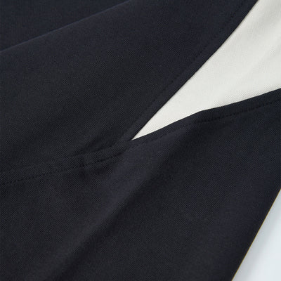Color Block Oversized Sporty Raglan T-Shirt