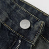 Straight Leg Distressed Denim Jeans