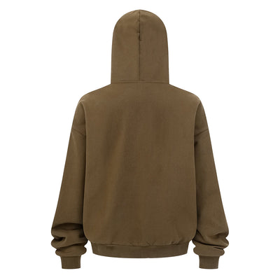 Fleece Lined Full Zip Front Hoodie