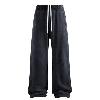 Sweatpants Washed Wide-Leg Vintage Streetwear Joggers