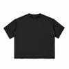 Boxy Cropped Raw Edge T-Shirt