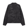 Streetwear Black Washed Denim Jacket