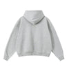 Soft Cotton Fleece Zip Up Hoodie Kangaroo Pockets