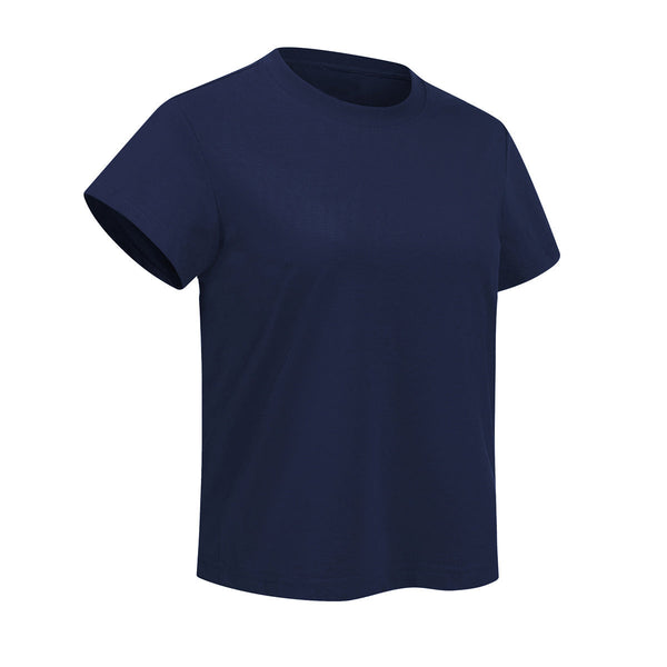 Classic Crew Neck Comfortable Versatile Everyday Tee