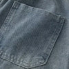 Drawstring Relaxed Fit Denim Shorts
