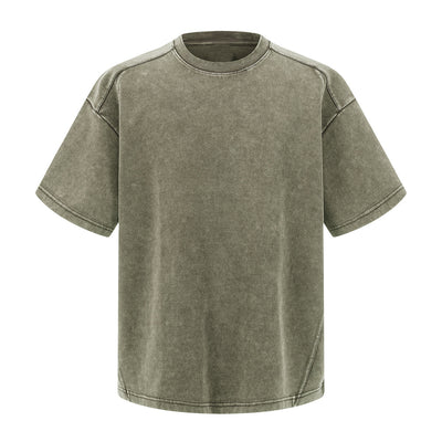 Washed Distressed Air Mamba Cotton Short Sleeve