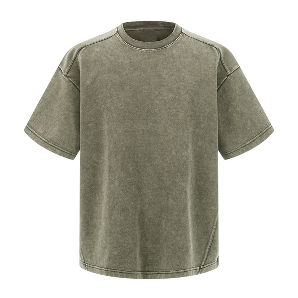 Washed Distressed Air Mamba Cotton Short Sleeve