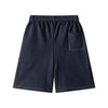 High Waist Tie Belt Relaxed Denim Shorts