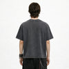 Rivet Detail Washed Boxy Fit T-Shirt