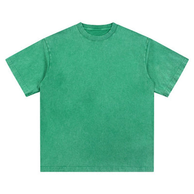 Washed Faded Baggy Cotton Tee 7.5oz