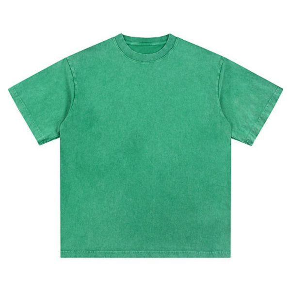Washed Faded Baggy Cotton Tee 7.5oz