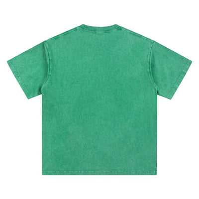 Washed Faded Baggy Cotton Tee 7.5oz