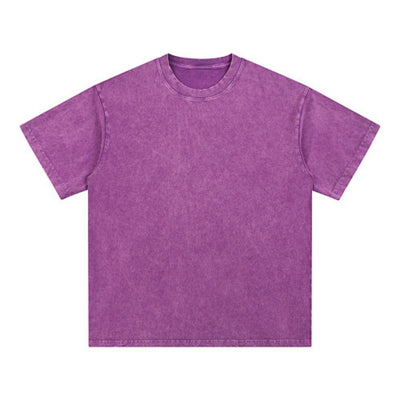 Washed Faded Baggy Cotton Tee 7.5oz