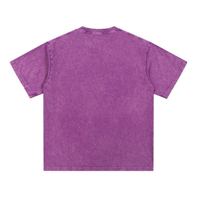 Washed Faded Baggy Cotton Tee 7.5oz