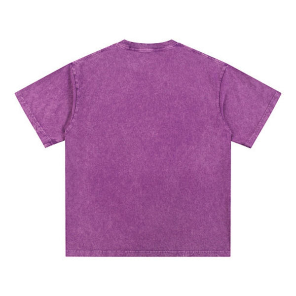 Washed Faded Baggy Cotton Tee 7.5oz