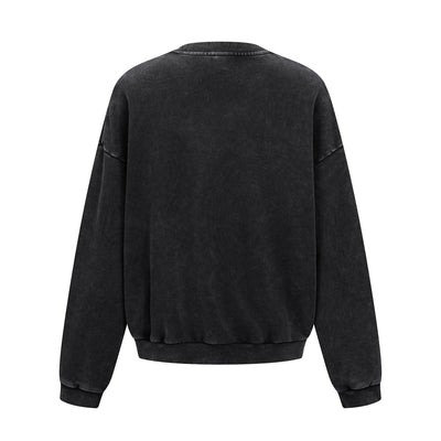 Soft-Vintage Washed Pullover Sweatshirt