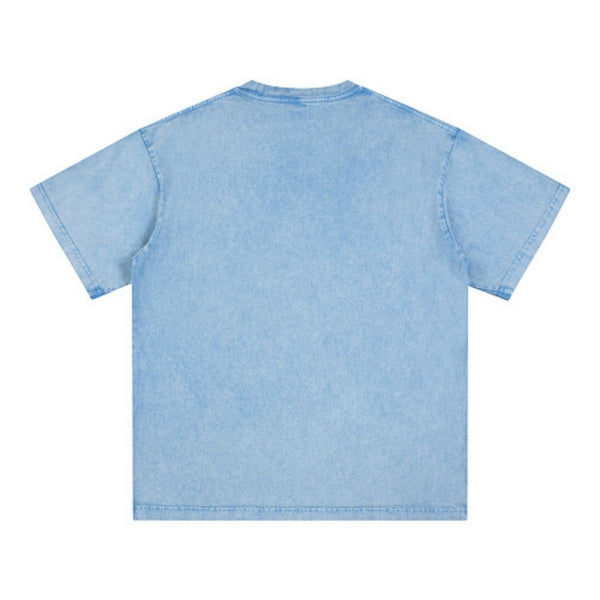 Washed Faded Baggy Cotton Tee 7.5oz