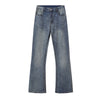 Light Wash Slight Flare Mid Rise Vintage Jeans