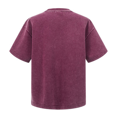Washed Distressed Air Mamba Cotton Short Sleeve