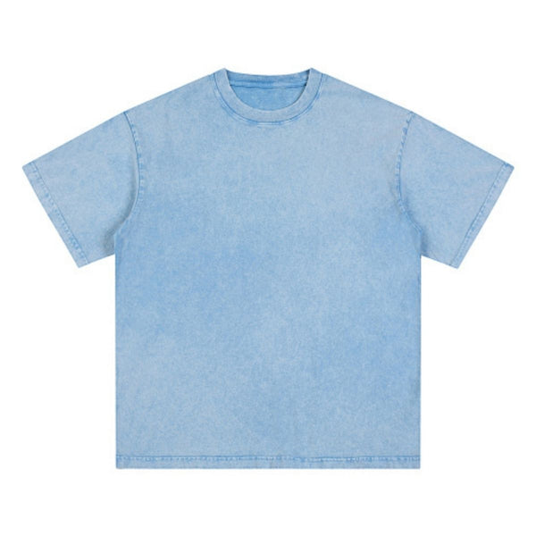 Washed Faded Baggy Cotton Tee 7.5oz