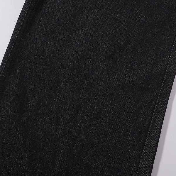 Shibuya Dragon Embroidered Wide Leg Jeans