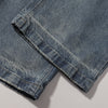 Faded Wash Vintage Relaxed Wide Leg Denim Jeans