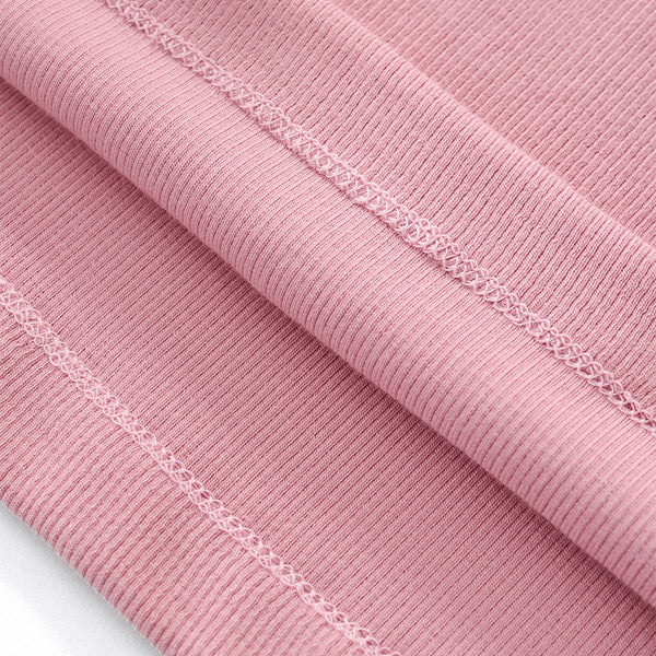 Minimal Textured Knit Fit T-Shirt
