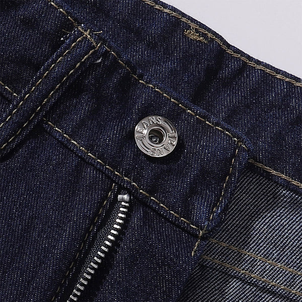 Wide Leg Utility Indigo Denim Pants